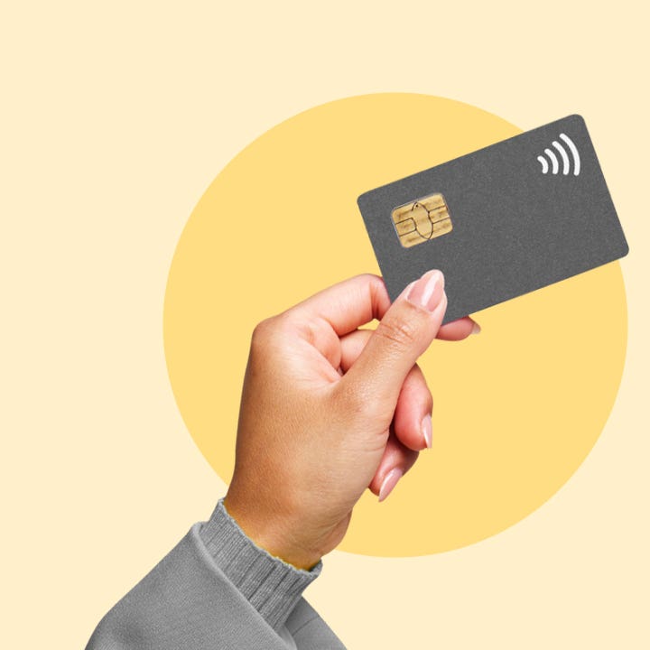 Hand holidng a credit ard