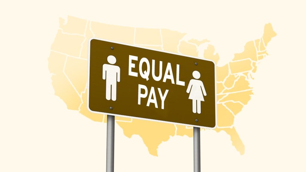 Best and worst states for pay equality between women and men |